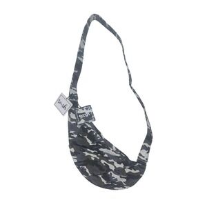 Sash Classic Camo Print Half Crescent Shoulder Crossbody Bag